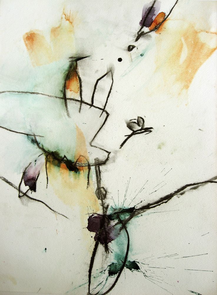 Zeichnung 3 auf Aquarellpapier